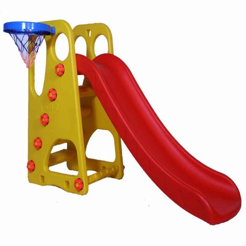 Yellow And Red Plastic Zig Zag Slide Manufacturers, Suppliers in Delhi