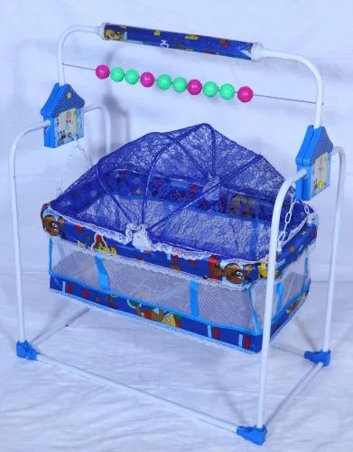 Baby Cardle with Fancy Net and Mobile Swing Manufacturers, Suppliers in Delhi