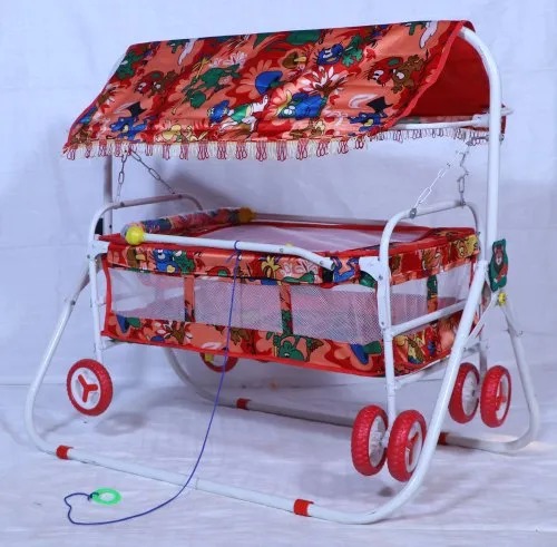 Fancy Printed Baby Cradle with Shade Manufacturers, Suppliers in Delhi