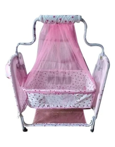 Pink Baby Cradle with Long Mosquito Net Manufacturers, Suppliers in Delhi